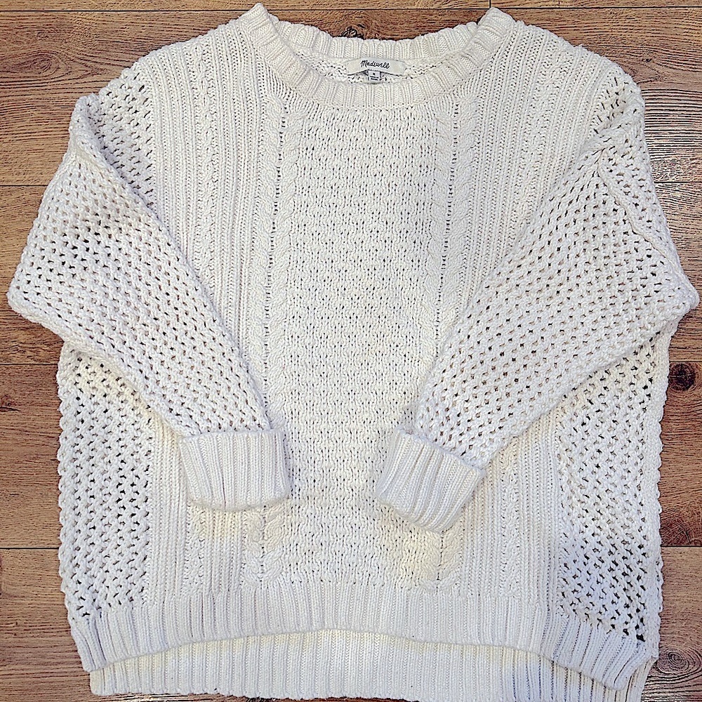 Madewell Cable Knit Sweater